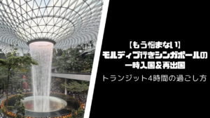 悩みたくない。モルディブ行きシンガポールの一時入国&再出国の過ごし方